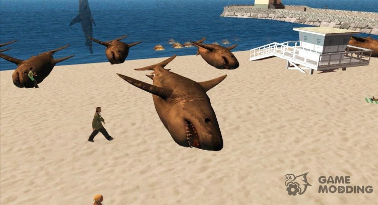 Акулы из воды (2015) для GTA San Andreas