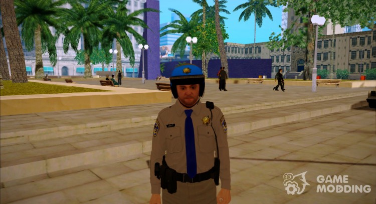 Michael De Santa - San Andreas Highway Patrol Uniforme (GTA 5) para GTA San Andreas