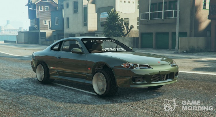 Low Nissan S15 (Wide and Camber) 0.1 para GTA 5