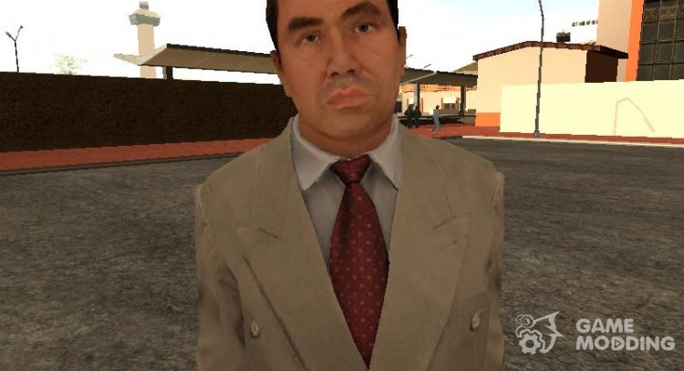 Сэл Гравина в кремовом костюме из Mafia II для GTA San Andreas