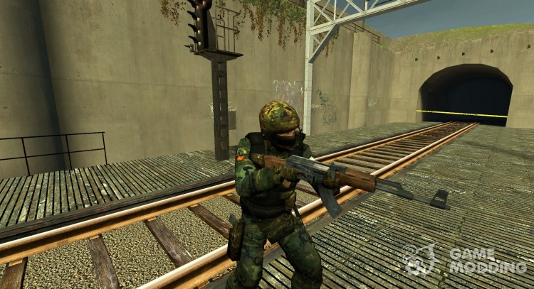 Forest Camo Gsg9 for Counter-Strike Source