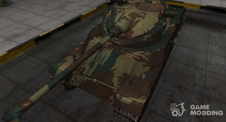 Французкий новый скин для AMX 50 100 для World Of Tanks