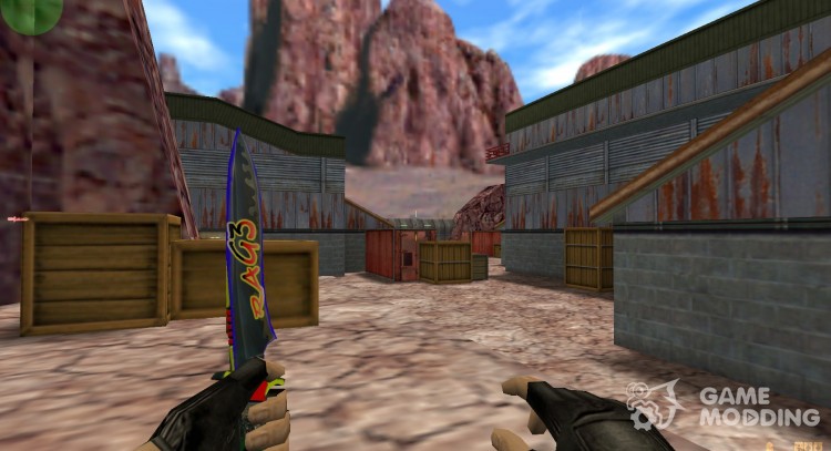 Rage(3) Knife #1 for Counter Strike 1.6
