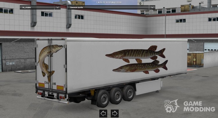 Fish Trailers Pack для Euro Truck Simulator 2