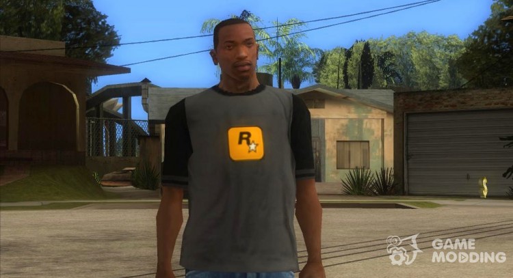 Camiseta Rockstar para GTA San Andreas