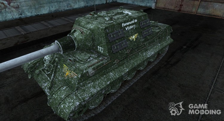 Skin for Jagdtiger (in the style of an Imperial Guard 110 Kadianskij) for World Of Tanks