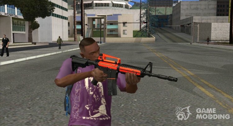 M4 Orange для GTA San Andreas