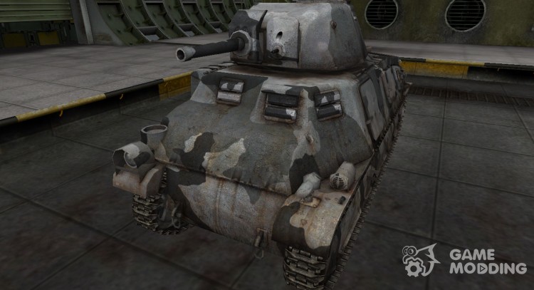 The skin for the German Panzer S35 739 (f) for World Of Tanks