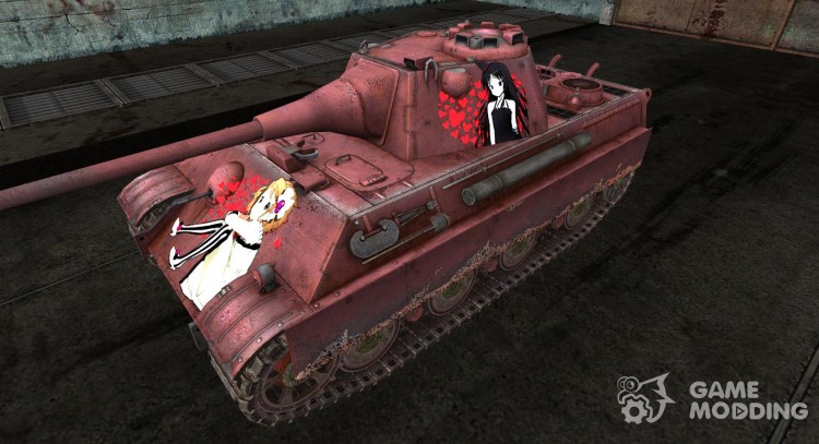Skin for Panther II (k-on) for World Of Tanks