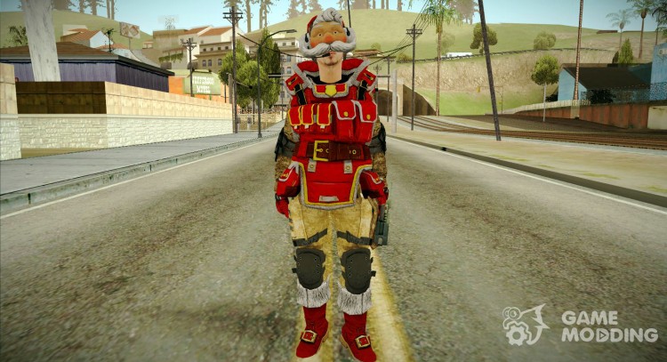 New year skin engineer from WARFACE for GTA San Andreas
