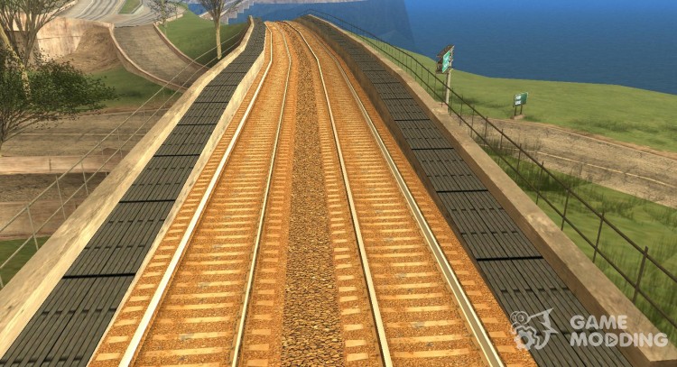 Russian Rail v2.0 для GTA San Andreas
