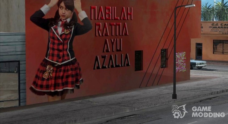 Wall LS JKT48 Nabilah for GTA San Andreas