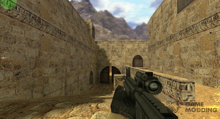 Tactical M4A1 on Peck's Animations for Counter Strike 1.6