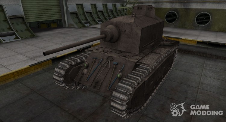 Перекрашенный французкий скин для ARL 44 для World Of Tanks