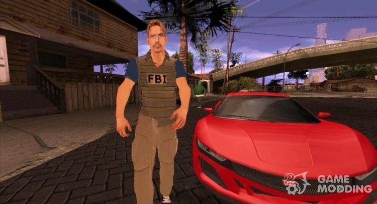 Brian O'Conner - Fast and  Furious для GTA San Andreas