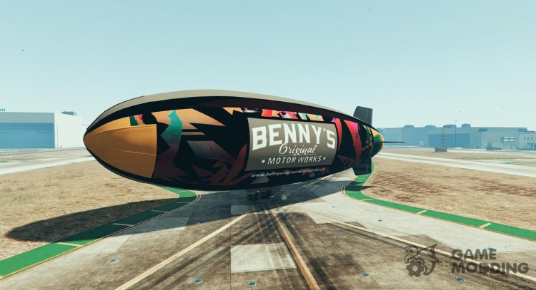 El zepelín de Benny's Original Motor Works para GTA 5