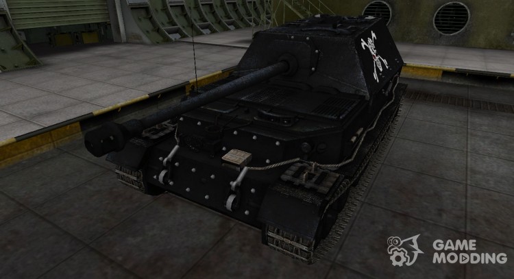 The dark skin of Ferdinand for World Of Tanks