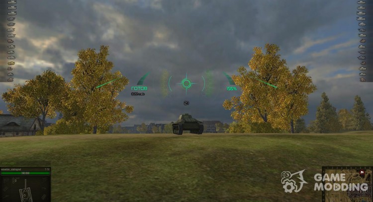 Снайперский и Аркадный прицелы ZX для World Of Tanks