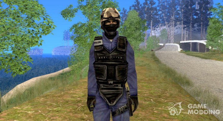 GSG9 de Counter-Strike en la sustitución de fam2 para GTA San Andreas