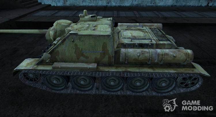 Skin for Su-85 for World Of Tanks