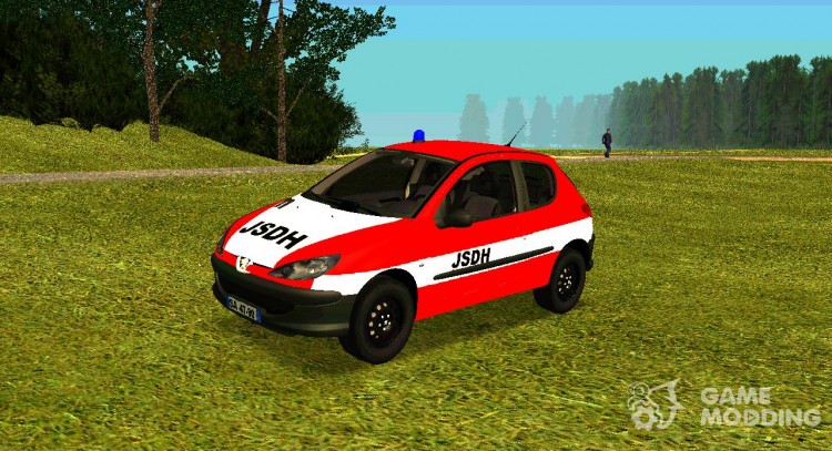 Peugeot 206 Fire for GTA San Andreas