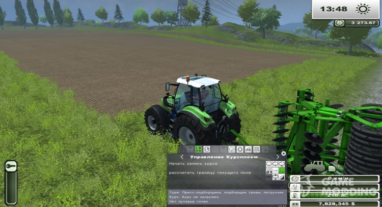 Courseplay для Farming Simulator 2013