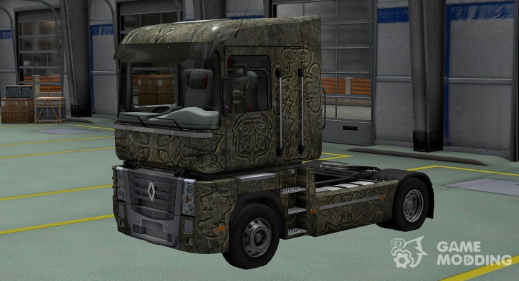 Скин Celtic для Renault Magnum для Euro Truck Simulator 2