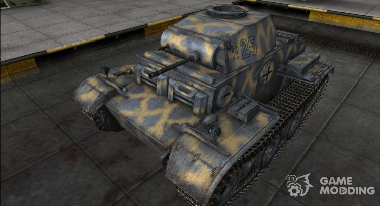 The skin for the Panzer II 14.96. (J) for World Of Tanks