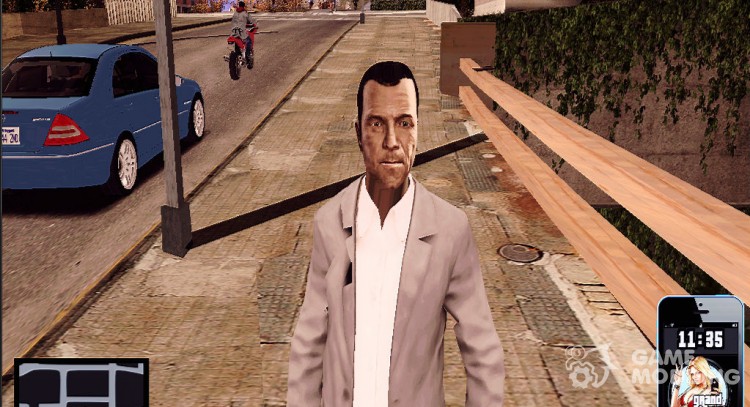 HUD GTA 5 для GTA San Andreas