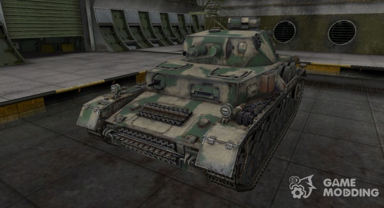 Скин для немецкого танка PzKpfw IV для World Of Tanks