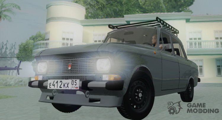 Москвич-412 In narod style V 2.0 для GTA San Andreas