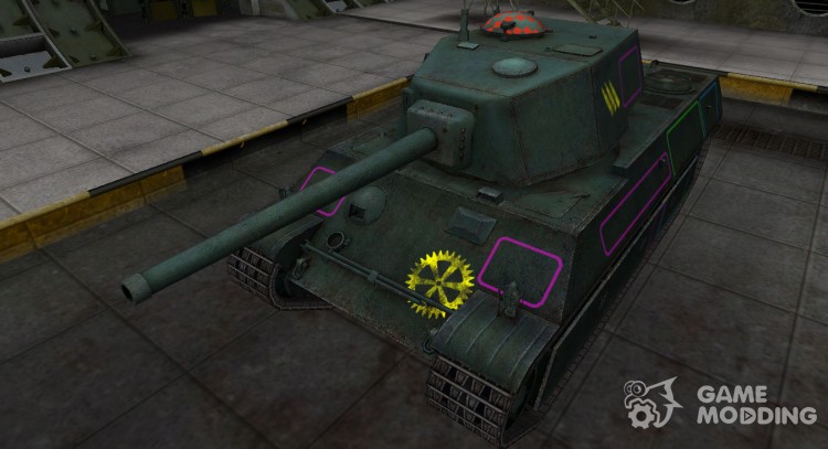 Контурные зоны пробития AMX M4 mle. 45 для World Of Tanks