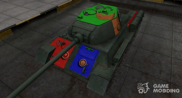 High-quality skin for T-34-1 for World Of Tanks