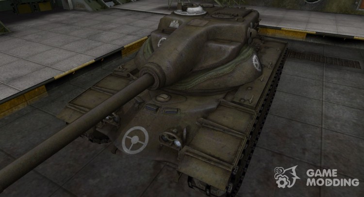 La zona de ruptura de contorno para el T54E1 para World Of Tanks