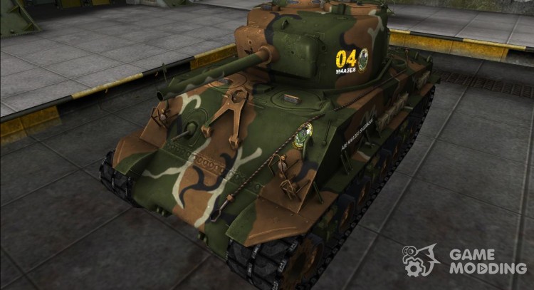 Шкурка для M4A3E8 Sherman для World Of Tanks