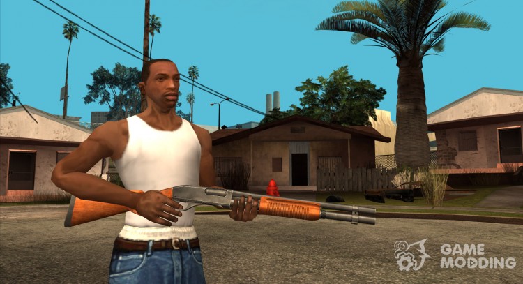 HQ Shotgun (HD With Original Icon) for GTA San Andreas