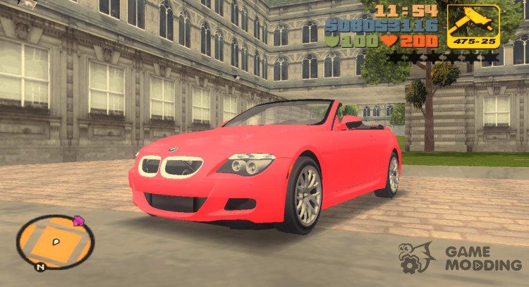 El BMW M6 TT Black Revel para GTA 3
