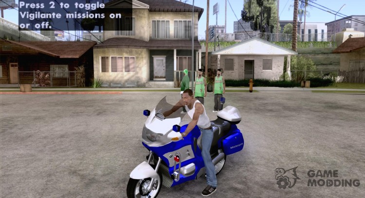 Motocicleta de la policía rusa para GTA San Andreas