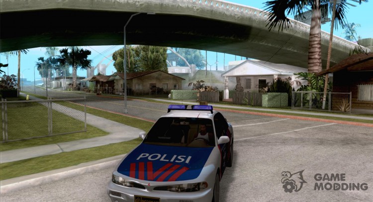 Mitsubishi Galant policía Indanesia para GTA San Andreas