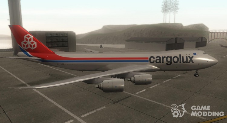 Boeing 747-8 De Lufthansa Cargo Cargolux para GTA San Andreas