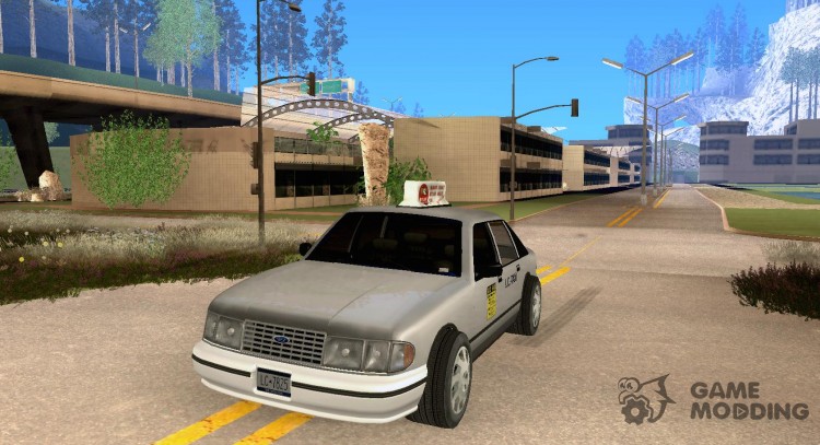 HD SA taxi for GTA San Andreas