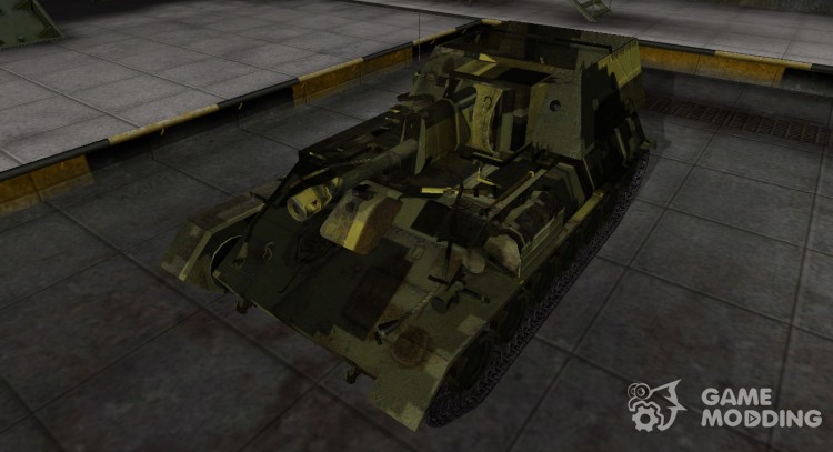 Камуфлированный скин для СУ-85Б для World Of Tanks