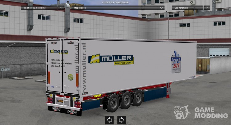  Muller Transport Trailer Pack V1 para Euro Truck Simulator 2