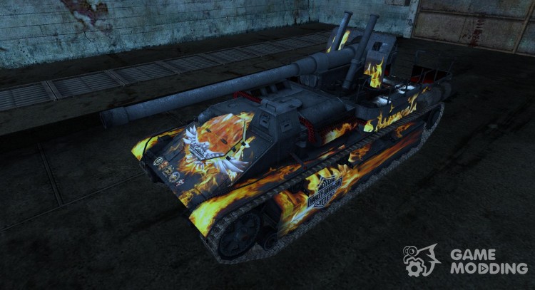 Шкурка для СУ-8 Harley-Davidson для World Of Tanks