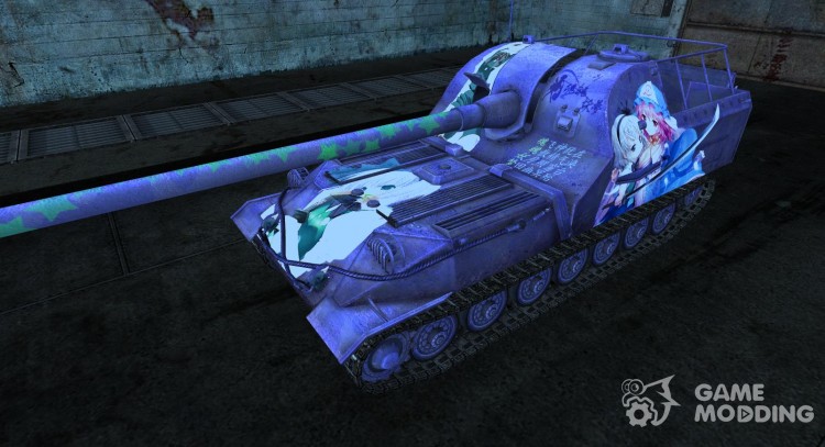 Skin de anime para el objeto 261 para World Of Tanks