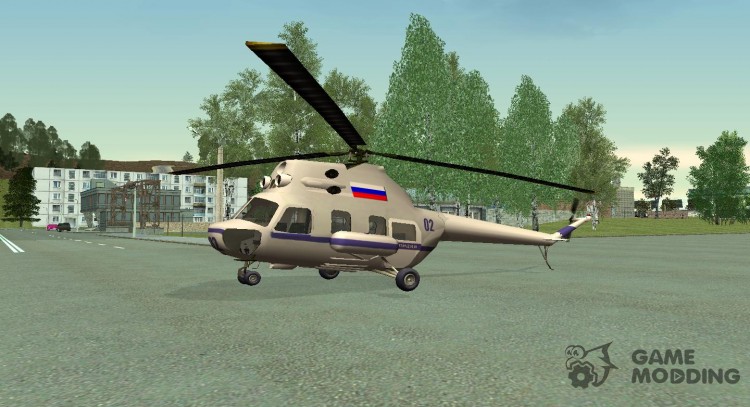 El helicóptero de la policía de la federacin rusa para GTA San Andreas