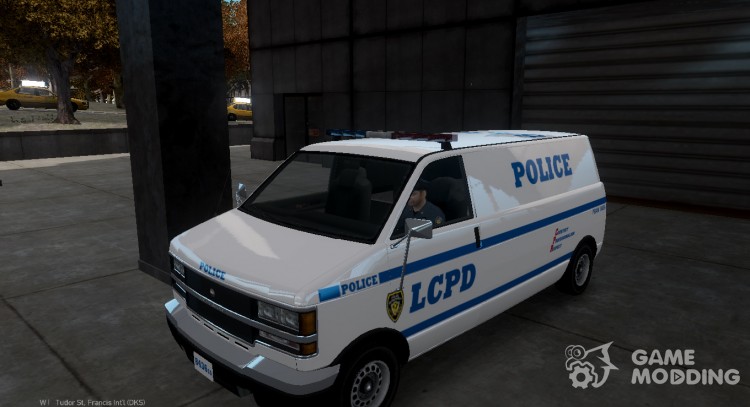 LCPD Declasse Burrito Police Transporter para GTA 4