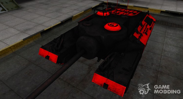Negro y rojo de la zona de ruptura del T95 para World Of Tanks