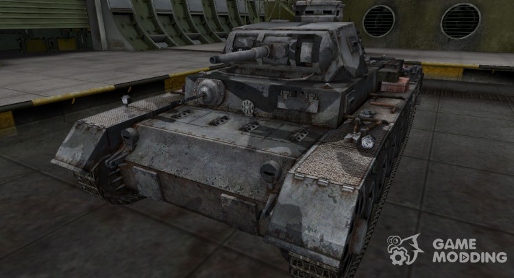 La piel para el tanque alemán Panzer III Ausf. A para World Of Tanks
