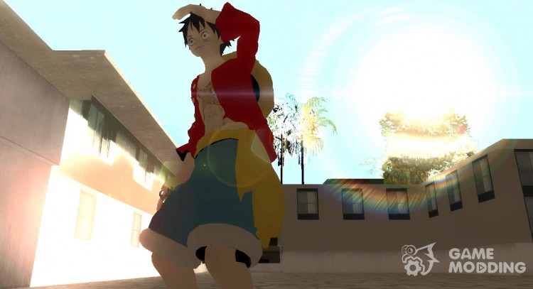 Monkey D. Luffy(Time Skyp) для GTA San Andreas
